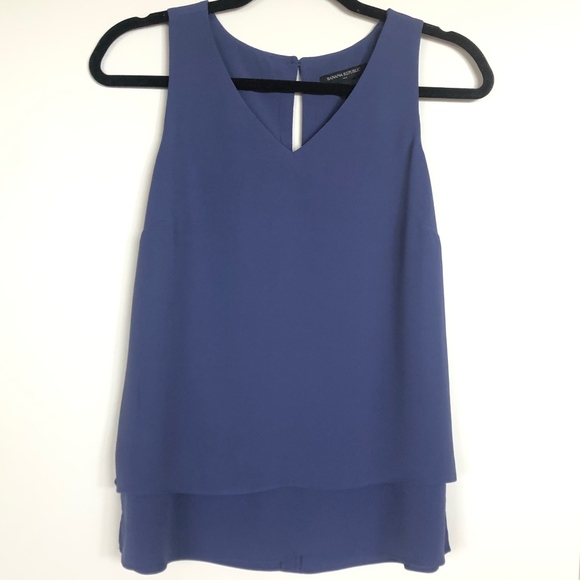 Banana Republic Layered Sleeveless Top - Picture 1 of 6